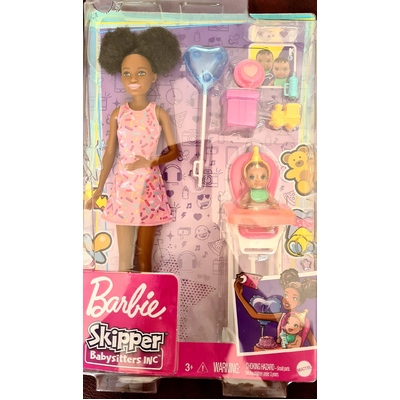 Barbie Skipper Babysitters Inc. Doll Birthday Party Feeding Playset