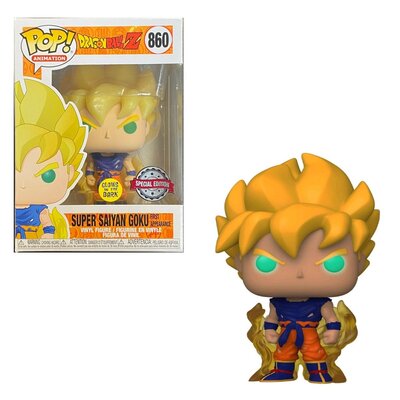 Funko POP Dragon Ball Z Super Saiyan Goku First Appearance GW #860 Vinyl Figure