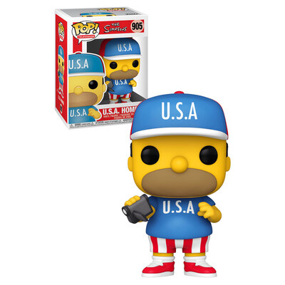 Funko POP The Simpsons U.S.A Homer #905 Vinyl Figure