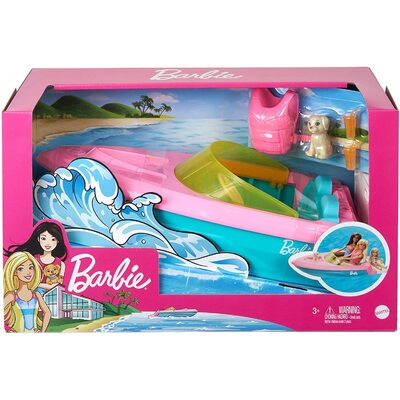 Barbie Boat with Puppy 