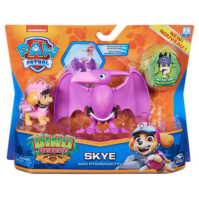 Paw Patrol Dino Rescue Skye and Pterodactyls Figure Set