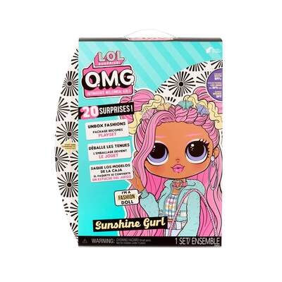 LOL Surprise OMG Sunshine Gurl Fashion Doll with 20 Surprises