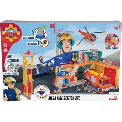  Fire Man Sam Mega Fire Station XXL Playset