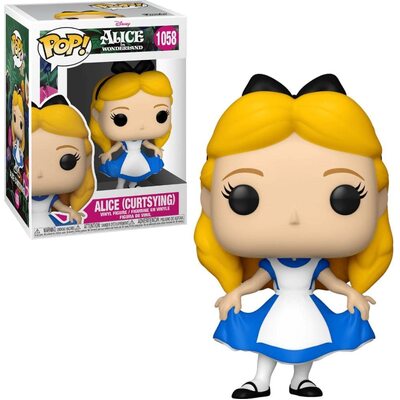 Funko Pop Disney Alice in Wonderland Alice Curtsey 70th Anniversary #1058 Vinyl Figure