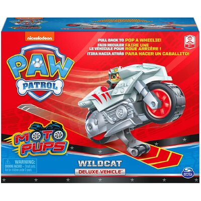 PAW Patrol Moto Pups Wildcats Deluxe Motorcycle Vehicle 