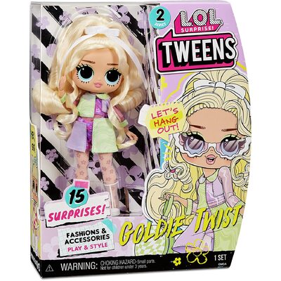 LOL Surprise Tweens Series 2 Fashion Doll Goldie Twist with 15 Surprises