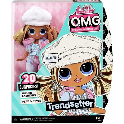 LOL Surprise OMG Trendsetter Fashion Finder Doll with 20 Surprises