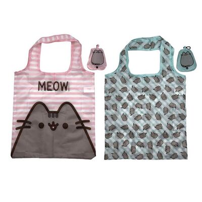 Pusheen The Cat Reusable Shopping Bag Set of 2