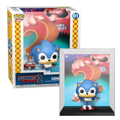 Funko Pop Games Sonic The Hedgehog Game Cover #01 Vinyl Figure