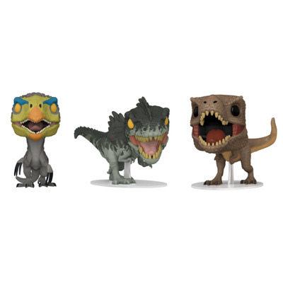 Funko Pop Jurassic World Dominion Dinosaurs Pop! 3-Pack Vinyl Figure