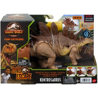 Jurassic World Camp Ceratosaurus Roar Attack Kentrosaurus