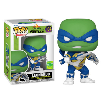 Funko POP Teenage Mutant Ninja Turtles Leonardo SDCC 2022 #104 Vinyl Figure