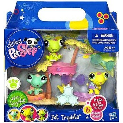 Littlest Pet Shop Petriplets Triplets 3-Pack Turtles