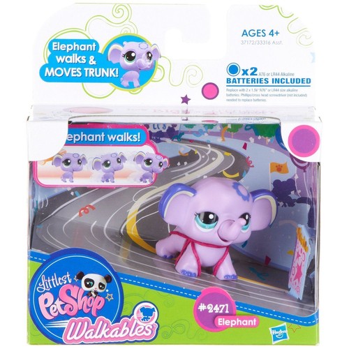 LPS Littlest Pet Shop Walkables Figure #2471 Elephant