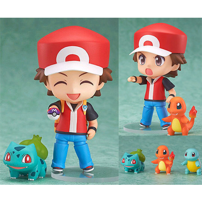 Pokemon PVC Figure Ash Ketchum with Charmander,  Bulbasaur - cake topper 