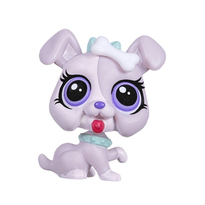 Littlest Pet Shop Get The Pets Tinsley Bulman dog #3746