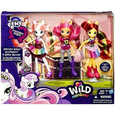 My Little Pony Equestria Girls The Cutie Mark Crusaders Sweetie Belle Scootaloo & Apple Bloom