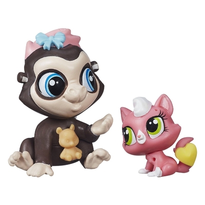 Littlest Pet Shop Pet Pawsabilities Terrence Konga & Purl McSweeney