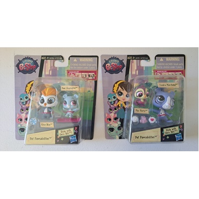 Littlest Pet Shop Pet Pawsabilities Set of 2 (Tundra, Eliza)