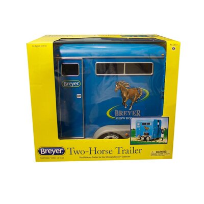 Breyer Traditional Series Two-Horse Trailer Blue